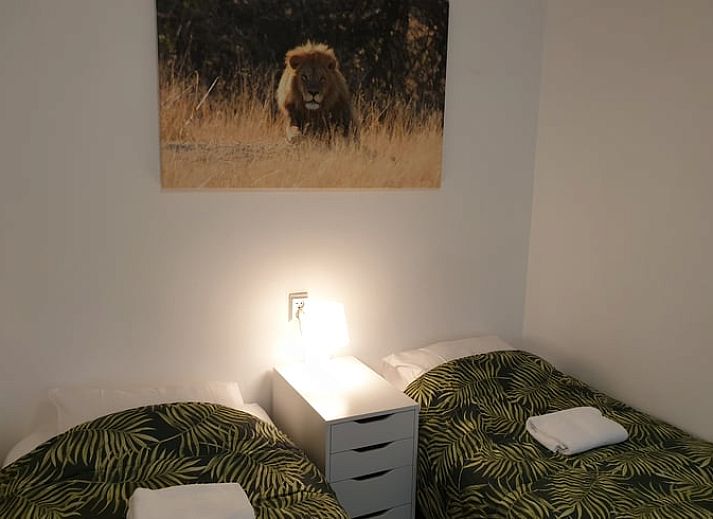 Ingang van Vakantiehuis in Otterlo, gelegen in het bosrijke gebied van de Veluwe, Gelderland.