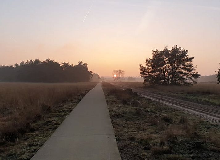 Moderne keuken in Vakantiehuis in Otterlo, Veluwe, volledig uitgerust voor een comfortabel verblijf.