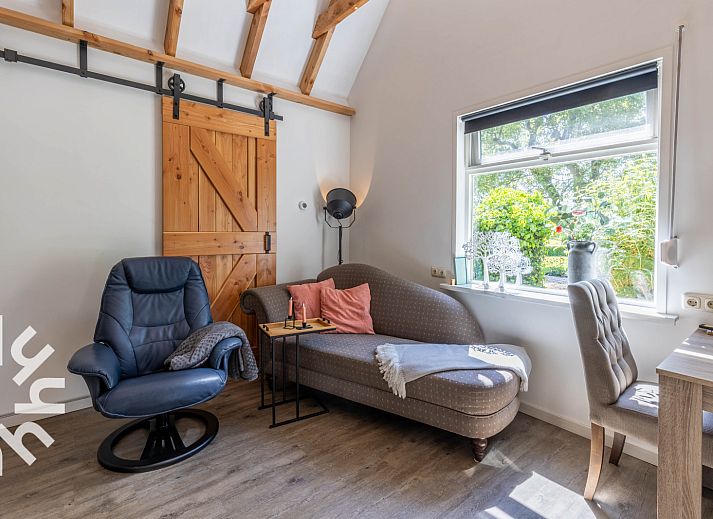 Adembenemend uitzicht op regenboog bij DG1439 vakantiehuis in Epe, Veluwe.