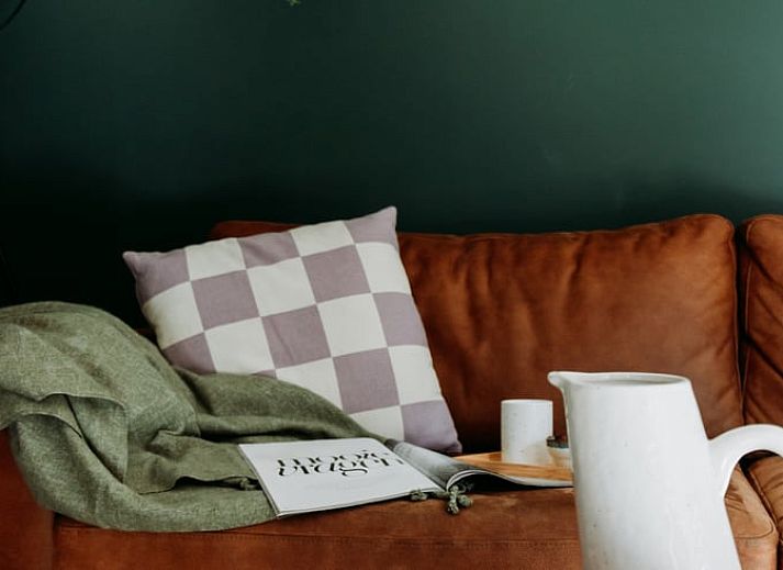 Bright bedroom in Holiday Home in Nunspeet, Veluwe, with a comfortable double bed and modern furnishings.