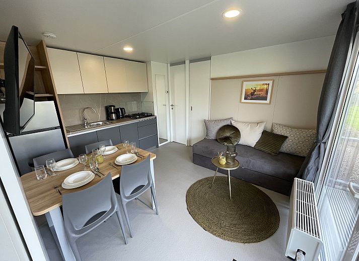 Chalet in Nunspeet, umgeben von grner Natur in der Veluwe, Gelderland.