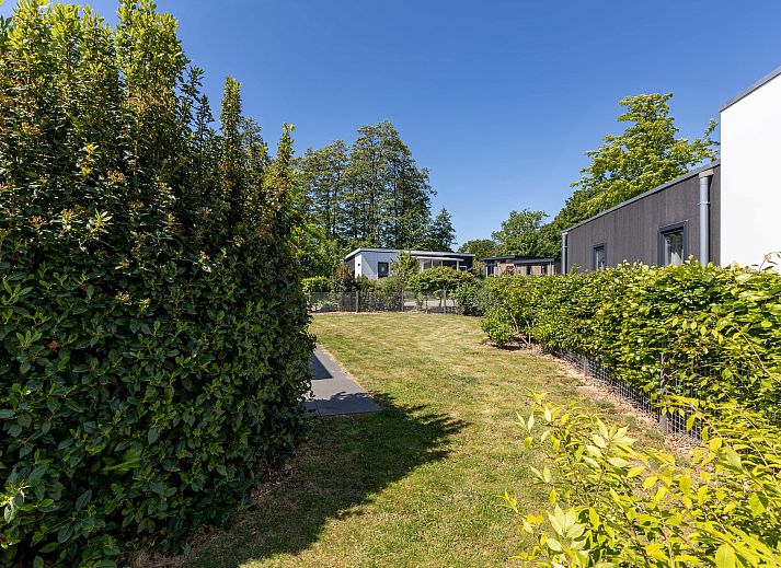 Buitenkant van Vrijstaande woning in Nunspeet, vakantiehuis op de Veluwe in Gelderland.