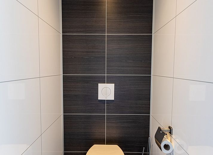 Zonnig terras van Vrijstaande woning in Nunspeet, vakantiehuis op de Veluwe in Gelderland.