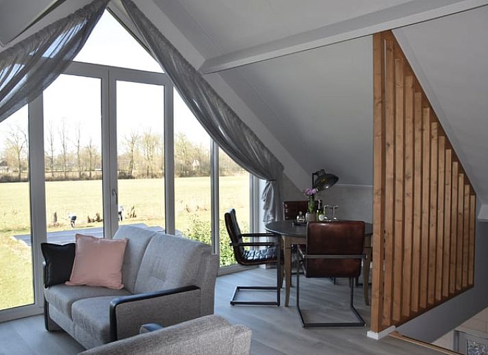 Aussenbereich des Ferienhauses in Lunteren mit Terrasse in Veluwe, Gelderland.