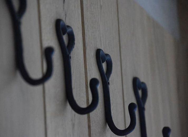 Gemuetlicher Wohnraum im Ferienhaus in Lunteren mit Blick auf die Veluwe, Gelderland.