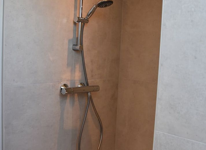 Holzdekoration eines Hirsches in einem Ferienhaus in Lunteren, Veluwe, Gelderland.