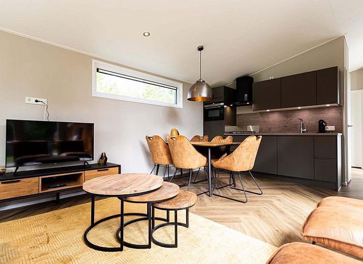 Grundriss des Wellness-Ferienhauses Silva fuer 5 Personen in Lunteren, Veluwe, mit grosszuegiger Aufteilung und moderner Ausstattung.