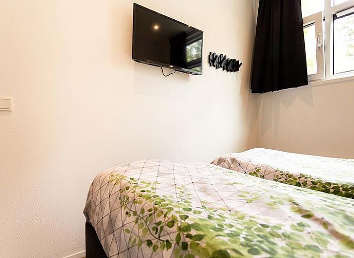 Grundriss des Moduls spezielles Ferienhaus fuer 5 Personen in Lunteren, Veluwe, Gelderland mit effizienter Aufteilung.