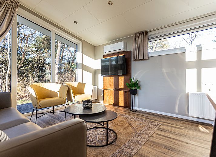 Boslodge Silva in Lunteren, Veluwe, Ferienhaus umgeben von grner Natur.