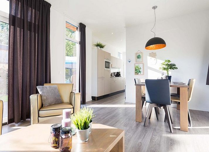 Plattegrond van Module 5 personen Wellness (Spa) in Lunteren, Veluwe, vakantiehuis voor optimaal comfort.