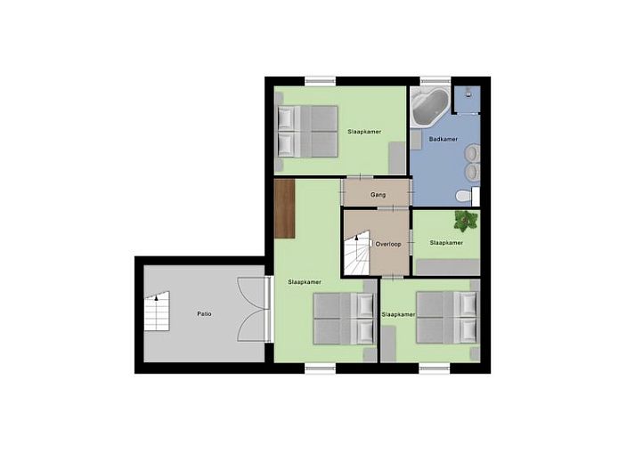 Boshoeve 10 Personen Wellness-Spa-Ferienhaus in Lunteren, Veluwe, Gelderland mit charmantem Aeusseren und gruener Umgebung.