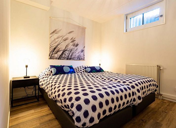 Grundriss des Boshoeve 10 Personen Wellness Spa in Lunteren, Veluwe, mit Uebersicht der Schlafzimmer und Badezimmer.