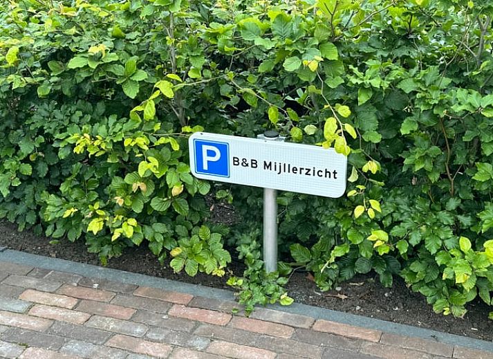 Ferienhaus in Lunteren in der Veluwe, Gelderland, umgeben von einer bunten Blumenwiese und gruener Natur.