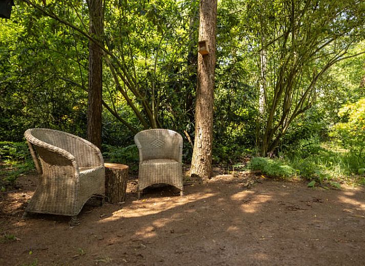 Eethoek in Vakantiehuis in Lunteren, Veluwe, Gelderland met stijlvolle meubels.