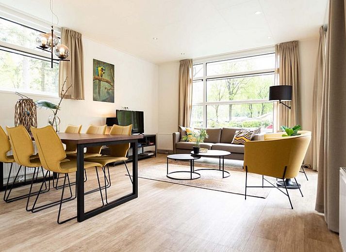 Grundriss von Modul Spezial Ferienhaus fuer 6 Personen in Lunteren, Veluwe, Gelderland.