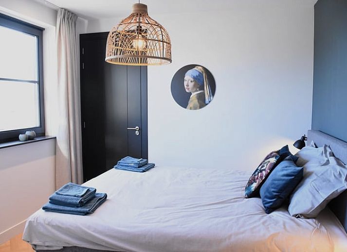 Luftaufnahme von Cottage in Oldebroek, einem Ferienhaus im Gruenen in Veluwe, Gelderland.