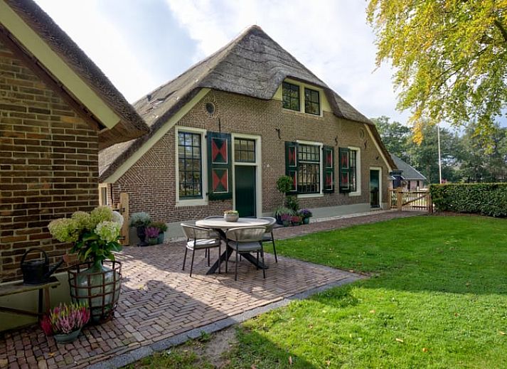 Charmantes Ferienhaus Cottage in Oldebroek mit authentischer Fassade in Veluwe, Gelderland.