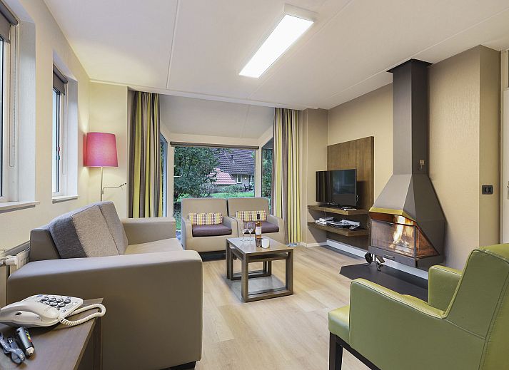 Moderne keuken in Landgoed 't Loo Visionvilla, Oldebroek, Veluwe. Comfortabele faciliteiten voor een zorgeloos verblijf.