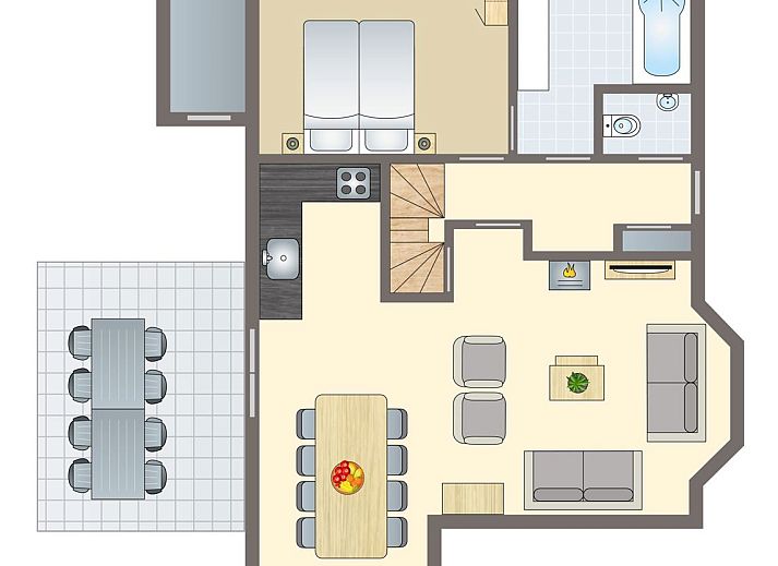 Unterkunft 323248 - Bungalow Veluwe - Landgoed 't Loo | 8-persoons bungalow | 8C