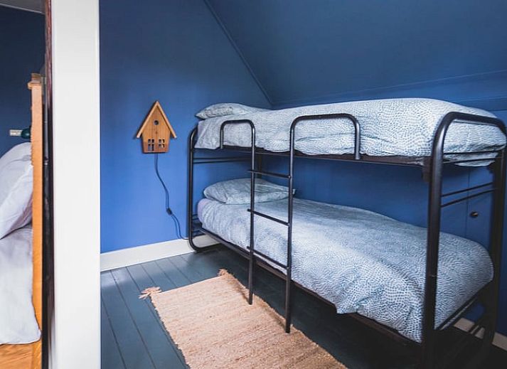 Rustieke achterkant van Huisje in Uddel, vakantiehuis in Veluwe, gelegen in een bosrijke omgeving, Gelderland.