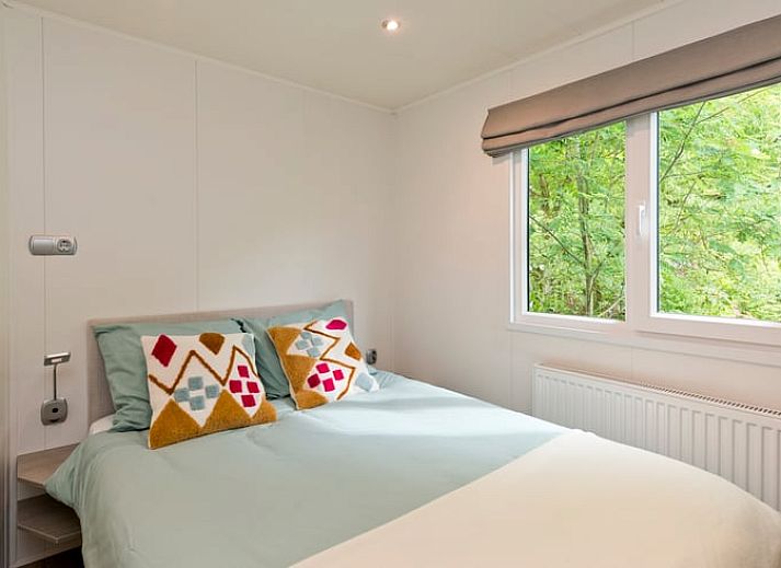 Terras van Vakantiehuis in Rheden met comfortabele stoelen in Veluwe, Gelderland.