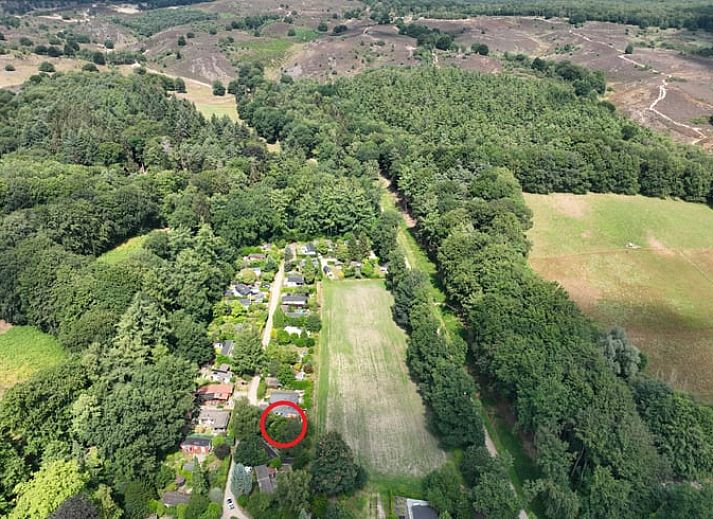 Compacte en stijlvolle binnenruimte van Vakantiehuisje in Rheden, Veluwe, Gelderland.