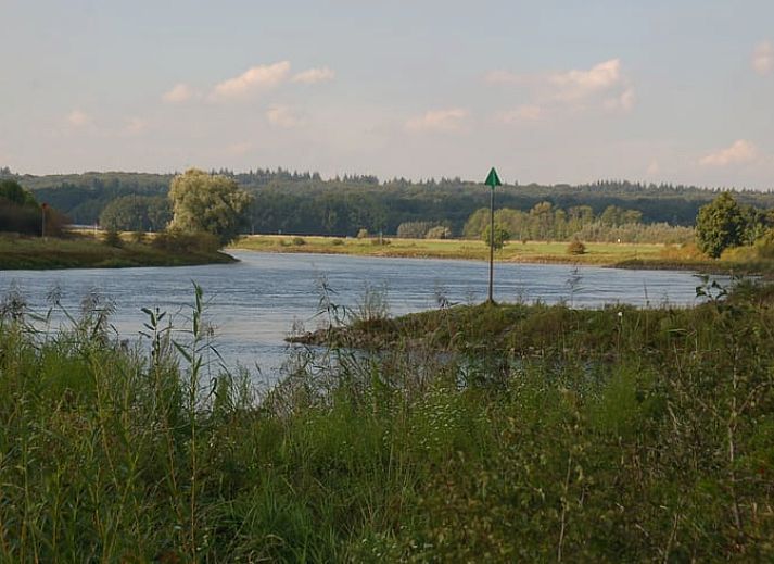 Erholsamer Flussblick beim Ferienhaus in De Steeg, Veluwe.