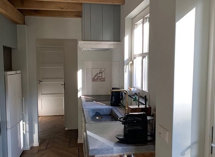 Entrance of Huisje in Hattem, attractive vacation home in the Veluwe in Gelderland.