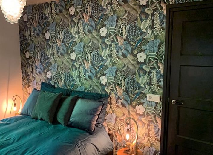 Entrance of Huisje in Hattem, attractive vacation home in the Veluwe in Gelderland.