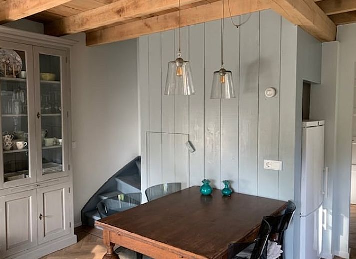 Entrance of Huisje in Hattem, attractive vacation home in the Veluwe in Gelderland.