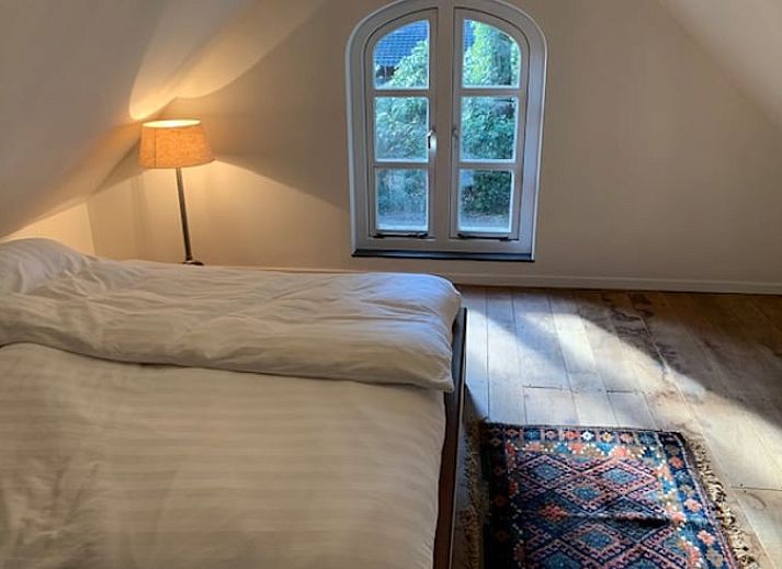 Entrance of Huisje in Hattem, attractive vacation home in the Veluwe in Gelderland.