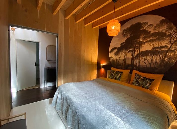 Relaxed sitting area at Huisje in Hattem, vacation home in Veluwe, Gelderland.