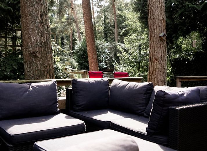 Vacation home in Doornspijk, Veluwe, Gelderland offers a charming wooden exterior for a rustic stay.