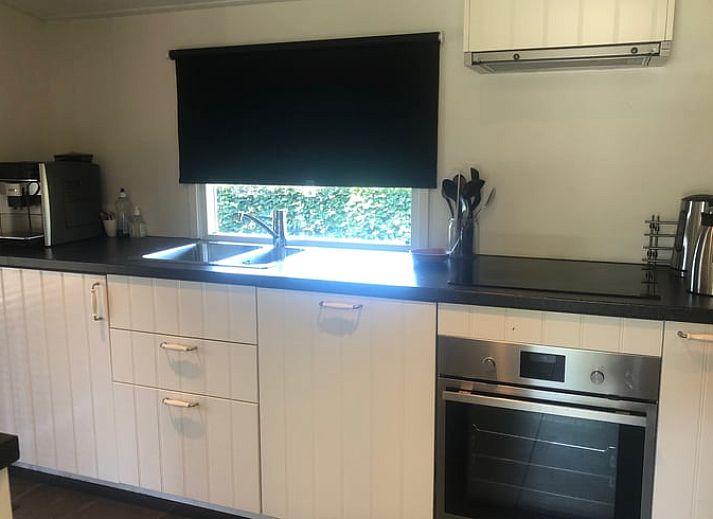 Cottage in Wapenveld, a charming cottage in the Veluwe in Gelderland, surrounded by green nature and flowering trees.