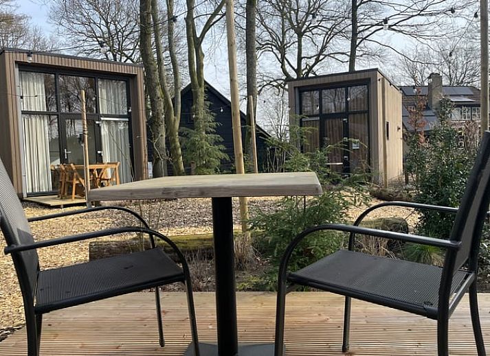 Ferienhaus in Lieren, umgeben von gruener Natur in der Veluwe, Gelderland.