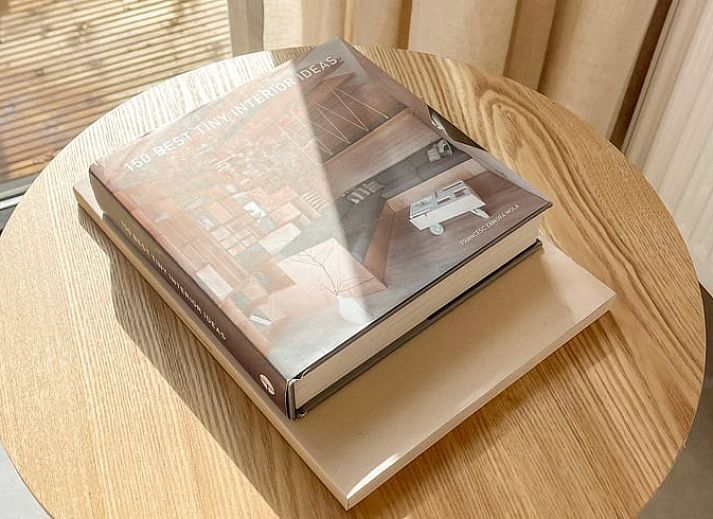 Wooden terrace at Holiday home in Lieren, surrounded by Veluwe forests.