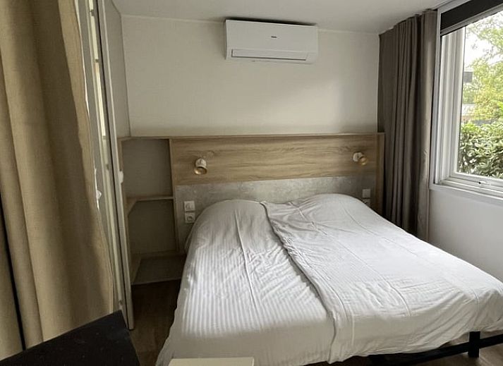 Gezellig terras bij Vakantiehuis in Lieren, Veluwe, Gelderland met uitzicht op de natuur.