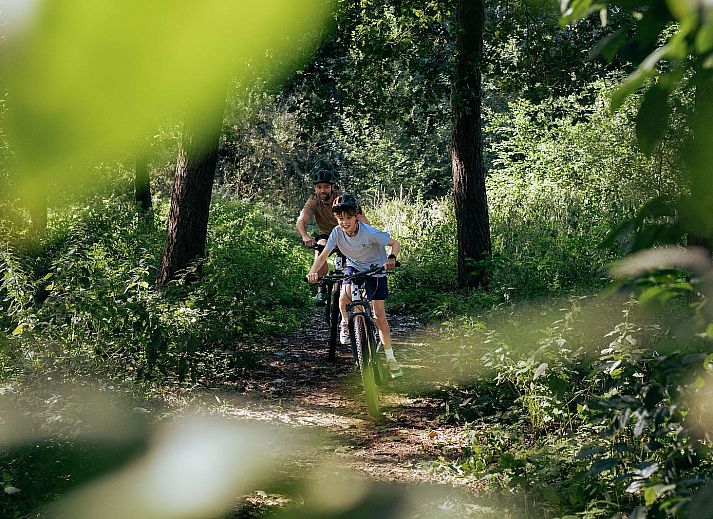 Entspannen Sie sich im Whirlpool der Nature Villa mit Whirlpool & Sauna in Wekerom, Veluwe. Perfektes Urlaubsdomizil fuer Wellness und Ruhe.