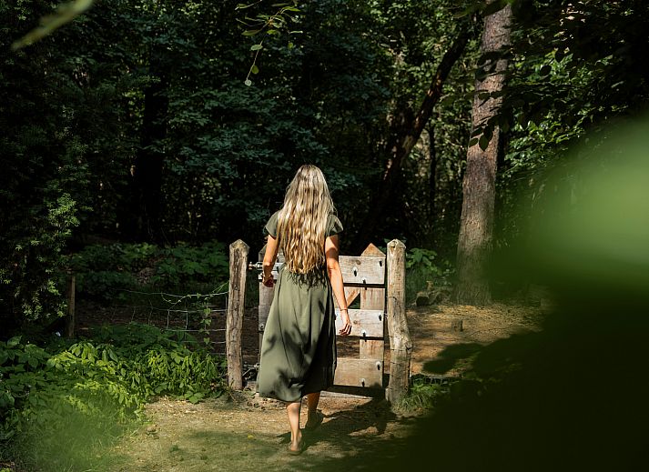 Stilvolle Essecke in Naturvilla mit Whirlpool & Sauna, Wekerom, Veluwe. Ferienhaus mit moderner Einrichtung und Komfort.