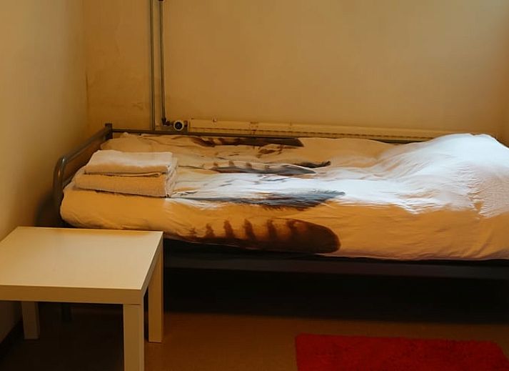 Ingang van vakantiehuisje in Bennekom met bloeiende rododendrons, perfect voor een Veluwe vakantie.