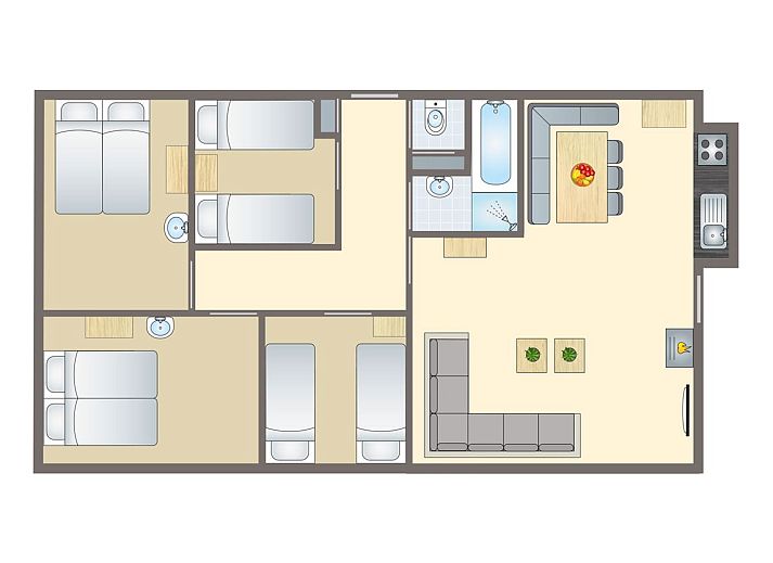 Verblijf 3260106 - Bungalow Veluwe - Coldenhove | 8-persoons bungalow | 8C