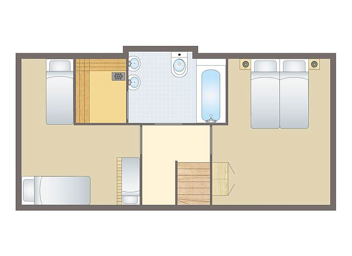 Ruime eetkamer in Coldenhove bungalow, Eerbeek, Veluwe, ideaal voor familiediners.
