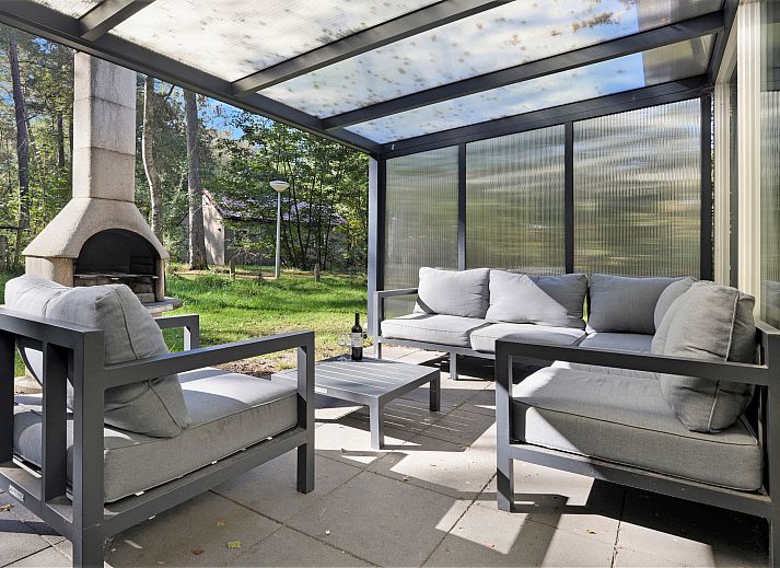 Stimmungsvoller Kamin in Coldenhove Bungalow 8C1, Eerbeek, Veluwe.