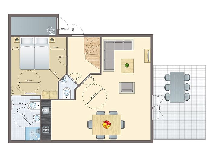 Unterkunft 326031 • Bungalow Veluwe • Coldenhove | 6-persoons bungalow - Breed toegankelijk | 6LT1