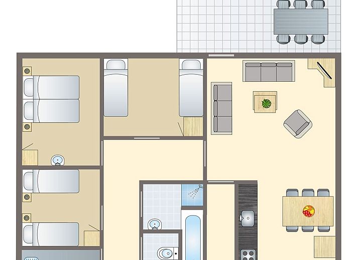 Guest house 326041 • Bungalow Veluwe • Coldenhove | 6-persoons bungalow | 6C