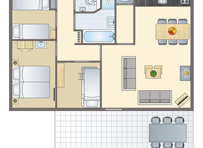 Unterkunft 3264112 - Bungalow Veluwe - Rabbit Hill | 6-persoons kinderbungalow | 6CK