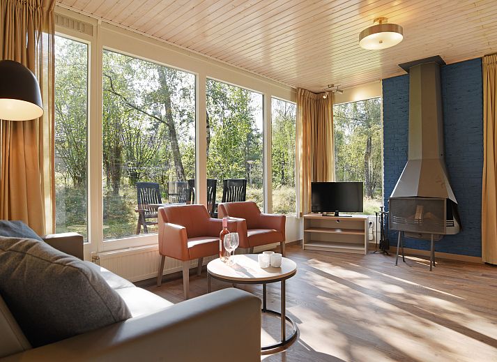 Vrijstaande bungalow Rabbit Hill in Nieuw Milligen, Veluwe met terras en tuin.