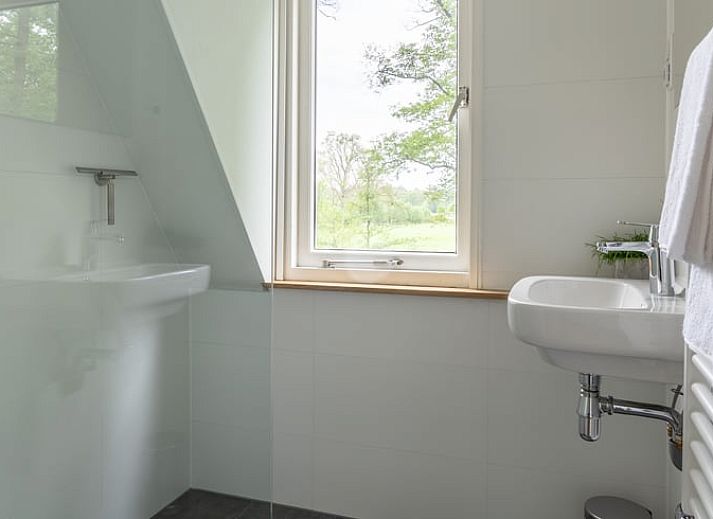 Aerial photo of Cottage in Nijkerk, vacation accommodation in Veluwe, Gelderland.