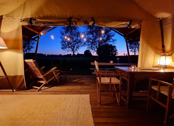 Binnenruimte van het Vakantiehuis in Klarenbeek, Veluwe, Gelderland, met gezellige inrichting.