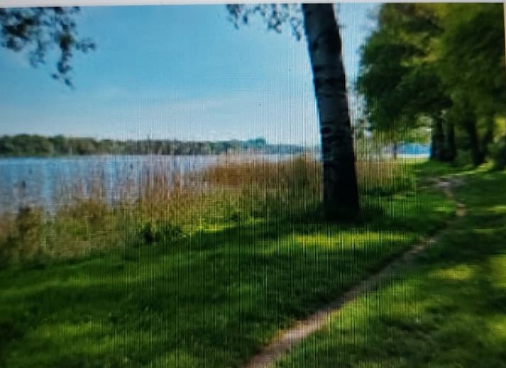 Aussenansicht eines Ferienhauses in Klarenbeek, Veluwe, umgeben von gruenen Straeuchern und einer rustikalen Backsteinfassade in Gelderland.